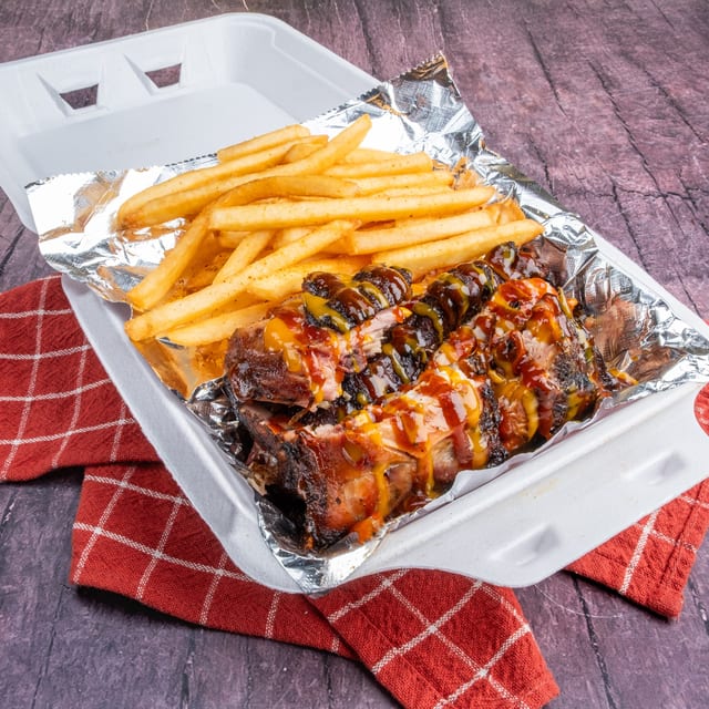 Small Jerk With Fries.